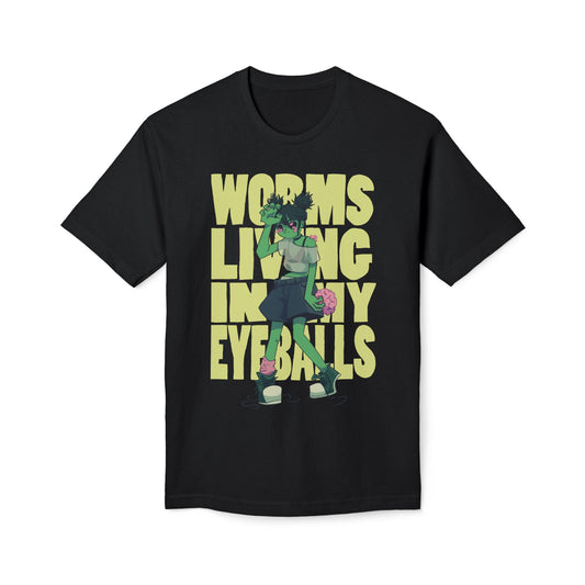 Worms Living in My Eyeballs Graphic T-Shirt