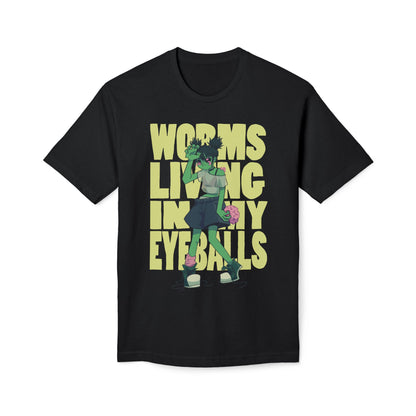 Worms Living in My Eyeballs Graphic T-Shirt
