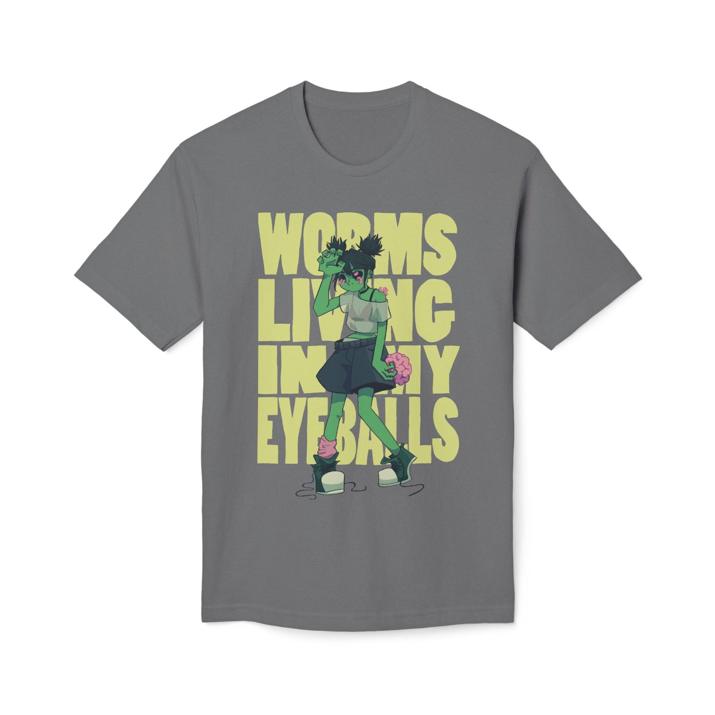 Worms Living in My Eyeballs Graphic T-Shirt